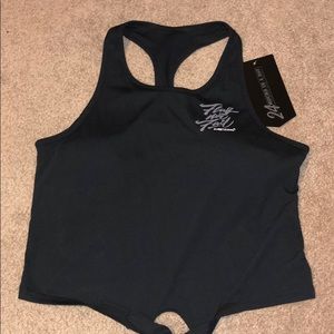 FLAG NOR FAIL CROP TOP